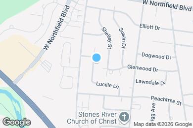 Map image of the property - 1814 Lucille Ln