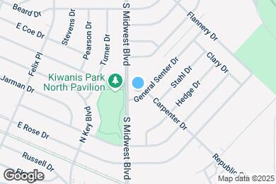 Map image of the property - 609 General Senter Dr