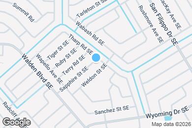 Map image of the property - 1184 Sapphire St SE