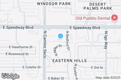 Map image of the property - 1023 N Bedford Dr