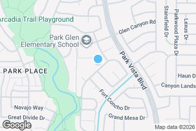 Map image of the property - 7721 Arcadia Trail