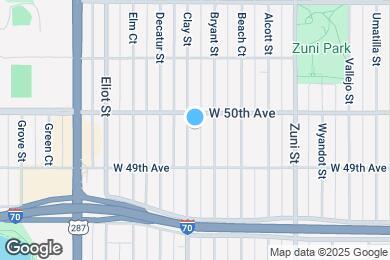 Map image of the property - 4970 Clay St