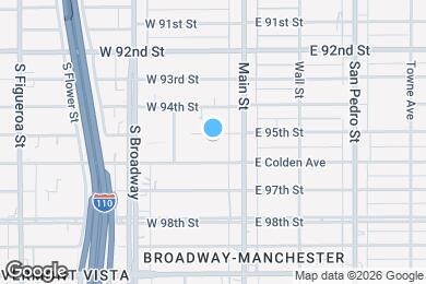 Map image of the property - 124 1/4 W 95th St