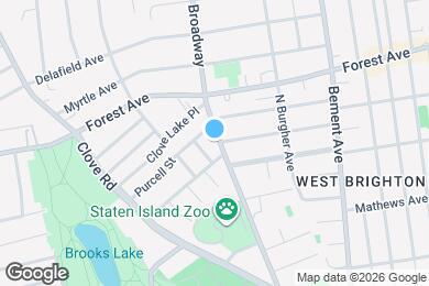 Map image of the property - 548 Broadway