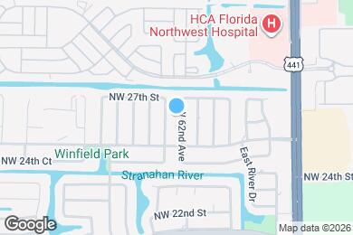 Map image of the property - 2615 NW 62nd Ave