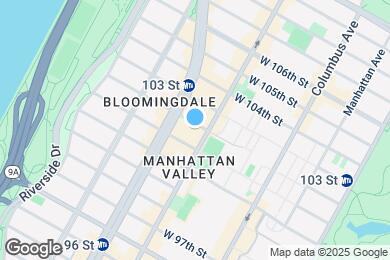 Map image of the property - 202 W 102nd St