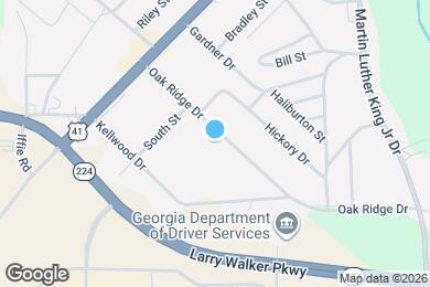 Map image of the property - 827 Oak Ridge Dr
