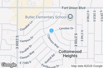 Map image of the property - 2548 Cavalier Dr