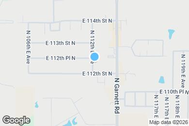 Map image of the property - 11215 N 112th East Ave