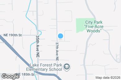 Map image of the property - 3710 NE 189th Pl