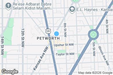 Map image of the property - 838 Varnum St NW