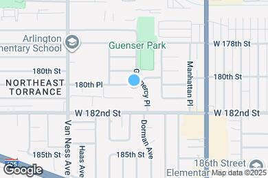 Map image of the property - 2006 W 180th Pl
