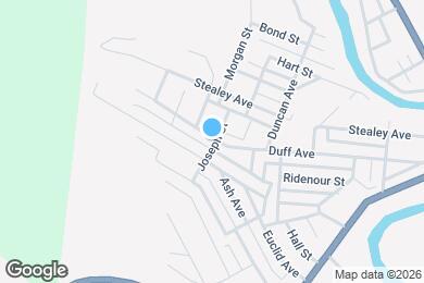Map image of the property - 801 Duff Ave