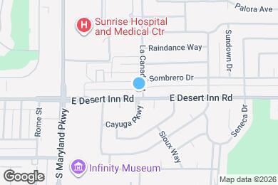 Map image of the property - 1486 E Desert Inn Rd
