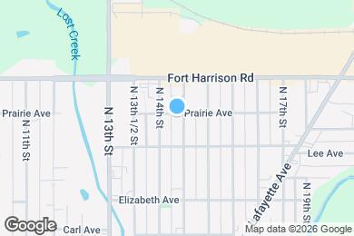Map image of the property - 3134 N 14th 1/2 St