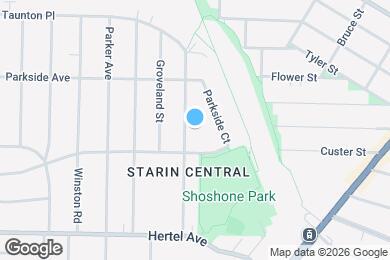 Map image of the property - 115 Shoshone St