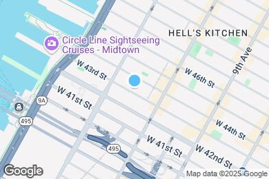 Map image of the property - 505 W 43rd St