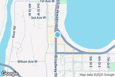 Map image of the property - 516 Broadway St S