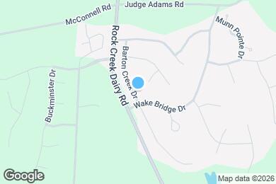 Map image of the property - 6623 Barton Creek Dr