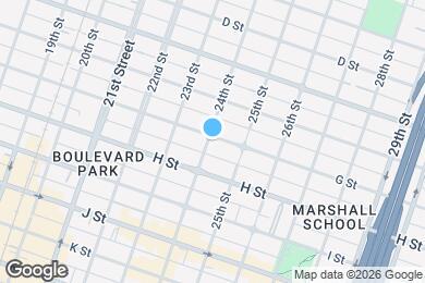 Map image of the property - 2410 G St