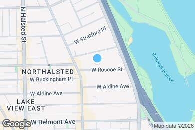 Map image of the property - 526 W Roscoe St