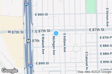 Map image of the property - 8723 S Michigan Ave