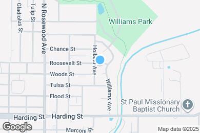 Map image of the property - 1103 Roosevelt St