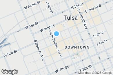 Map image of the property - 309 S Boulder Ave