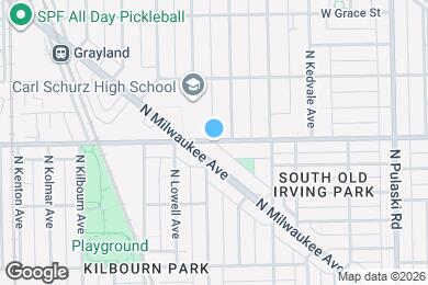 Map image of the property - 4263 W Addison St