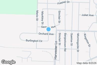 Map image of the property - 598 Orchard Ave