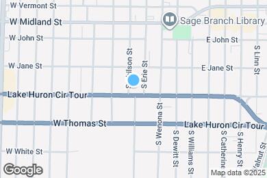 Map image of the property - 313 S Chilson St