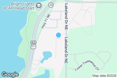 Map image of the property - 1008 16th St NE