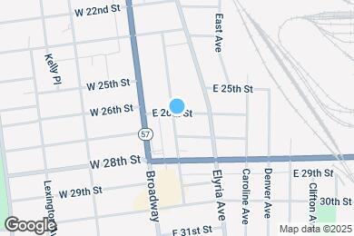 Map image of the property - 2607 Apple Ave