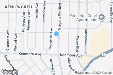 Map image of the property - 218 Niagara Falls Blvd