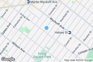 Map image of the property - 459 Irving Ave