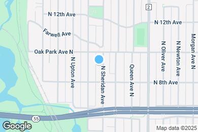 Map image of the property - 903 N Sheridan Ave