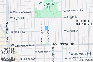 Map image of the property - 2208 W Ainslie