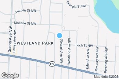 Map image of the property - 317 Stewart Ave NW