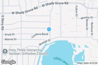 Map image of the property - 1901 Cordova Bend