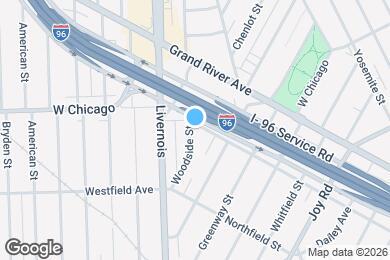 Map image of the property - 9446 Woodside St