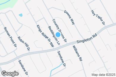 Map image of the property - 1341 Reddington Ln