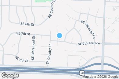 Map image of the property - 633 SE James Ct