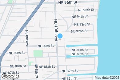 Map image of the property - 1022 NE 91st Terrace