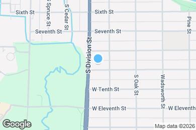 Map image of the property - 620 W Ninth St