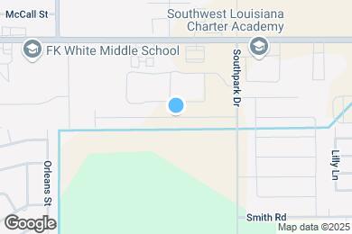 Map image of the property - 1711 Park Place Dr