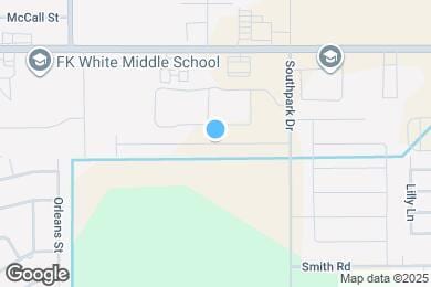 Map image of the property - 1743 Park Place Dr