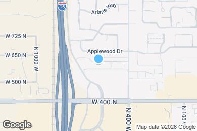 Map image of the property - 567 W 620 N