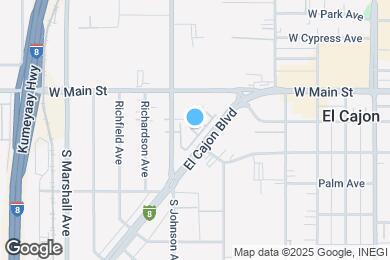 Map image of the property - 316 El Cajon Blvd