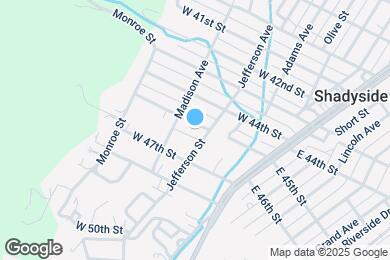 Map image of the property - 422 W 45th St
