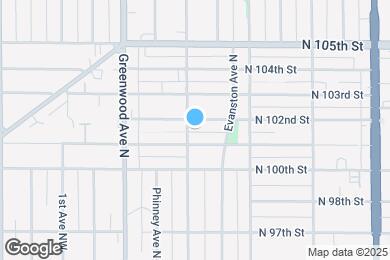 Map image of the property - 10114 Dayton Ave N